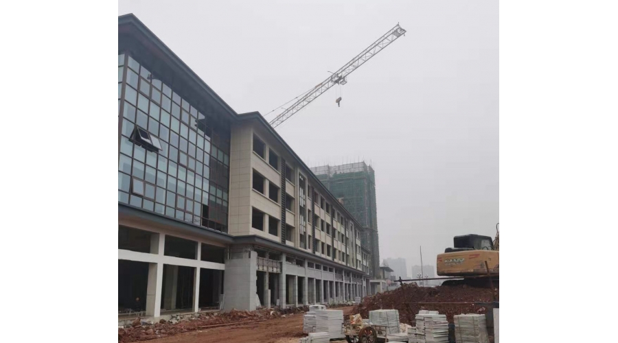 四川高縣長江源國際茶貿城外墻工程